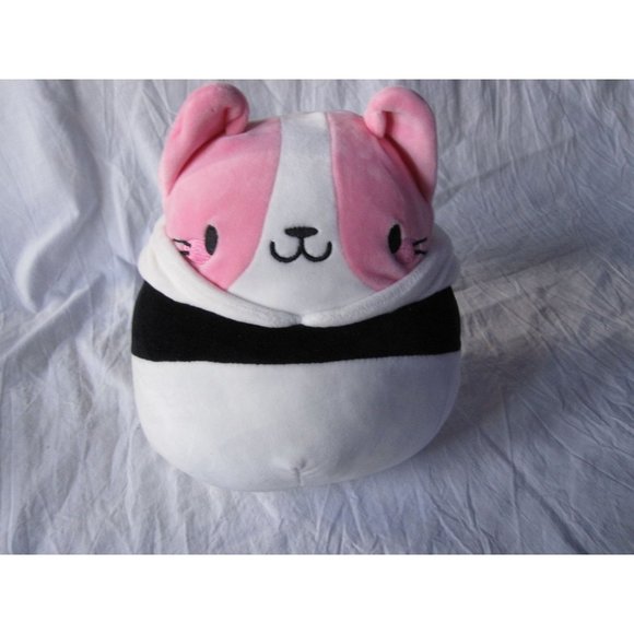 Original SquishMallow 8" Panda Pink Cat Kitty Kelly Toys Plush Doll RARE Claires - Picture 3 of 6